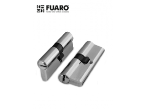 Цилиндр FUARO 70 мм (35+35) К/К мат. хром