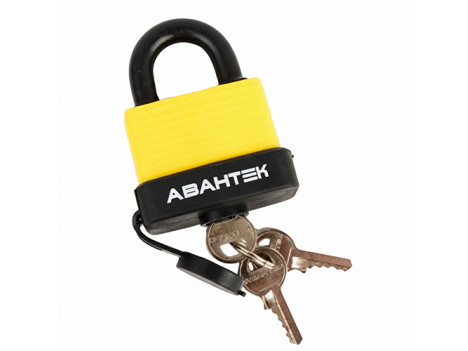 Замок навісний Авантек FL1565 прогумований