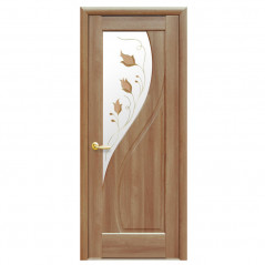 Міжкімнатні двері Новий Стиль "Прима" золота вільха К 60 + Р1