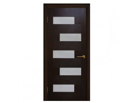 Межкомнатные двери (полотно) ПВХ венге "Домино" СС (90 см)