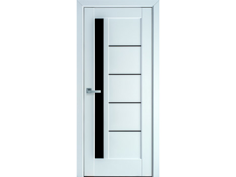 Дверне полотно Новий Стиль "Грета" білий матовий К 60 + BLK