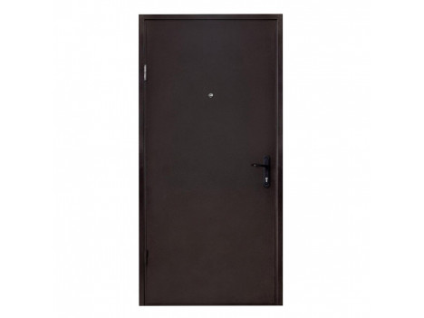 Двері металеві Медвідь М-3 Шагрень / ДСП праві 950 х 2040 мм