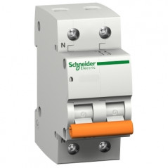 Вимикач автоматичний ВА63 1П+H 50А С 11218 (Домовий) Schneider Electric