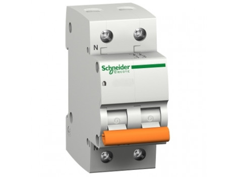 Вимикач автоматичний ВА63 1П+H 63А С 11219 (Домовой) Schneider Electric