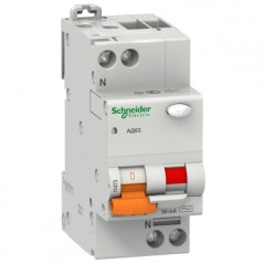 Выключатель автомат. диффер. АД63 2П 40А С 30 mA 11475 Schneider