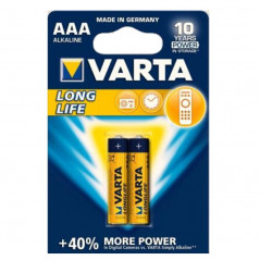 Батарейка "VARTA" AAA/LR6 Longlife Alkaline (блистер 2 шт)