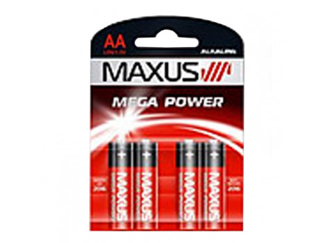 Батарейка алкалиновая "MAXUS" AA/LR6 1,5V (AA 4P, LR6)