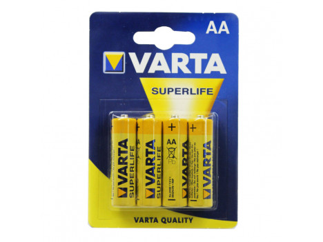 Батарейка "VARTA" AA/R6 Superlife (блистер 4 шт) солевые