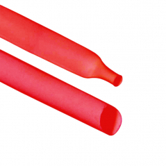 Трубка термозбіжна 10 мм червона (1 м)