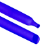 Трубка термоусадочная 3 мм голубая (1 м)