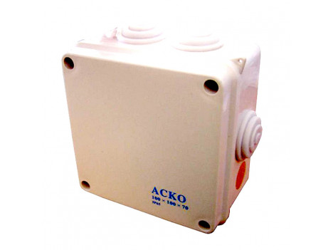 Коробка розподільна АсКо (100 х 100 х 70 мм)
