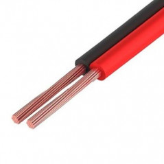 Акустический кабель Dialan CCA 2 x 0,75 мм красно-черный (100 м)