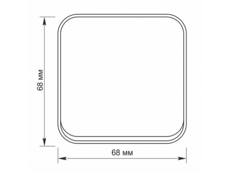 Вимикач зовнішній одноклавішний накладний Videx Binera білий