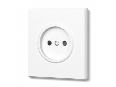 Розетка одинарна б/з Videx Nota біла матова