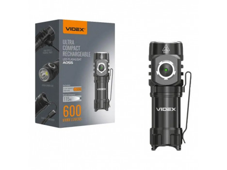 Портативный светодиодный фонарик VIDEX A055 (VLF-A055)