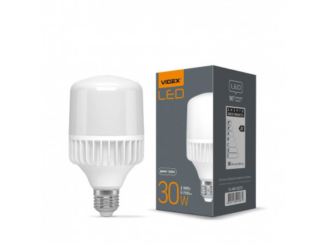 Лампа світлодіодна  Videx LEDA80 30 Вт E27 5000 Лампа світлодіодна 220 В