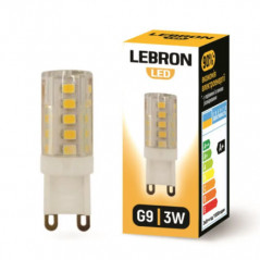 Лампа світлодіодна Lebron LED L-G9 3W 4500K G9
