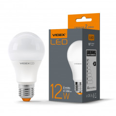 Лампа світлодіодна Videx LED A60e 12W 4100К 220V E27