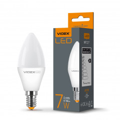 Лампа светодиодная Videx LED С37e 7W 4100К 220V E14