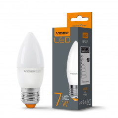 Лампа світлодіодна Videx LED С37e 7W 4100К 220V E27