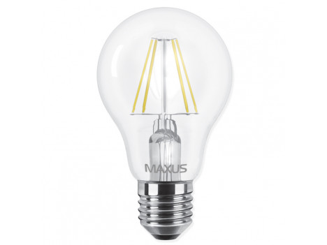 Лампа светодиодная Maxus LED A60 FM 8W 4100K 220V E27