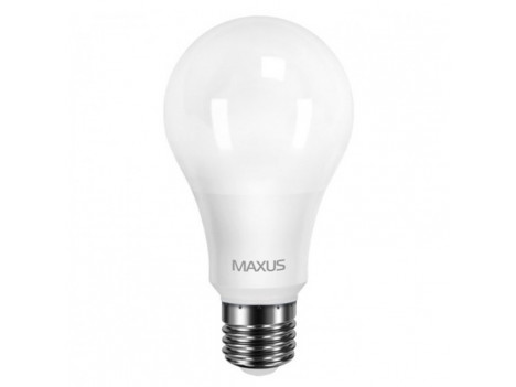 Лампа светодиодная Maxus LED A65 12W 3000K 220V E27 (по 2 шт.)
