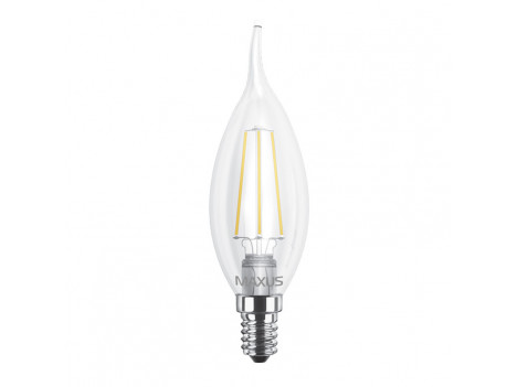 Лампа светодиодная Maxus LED C37 FM-T 4W 4100K 220V E14