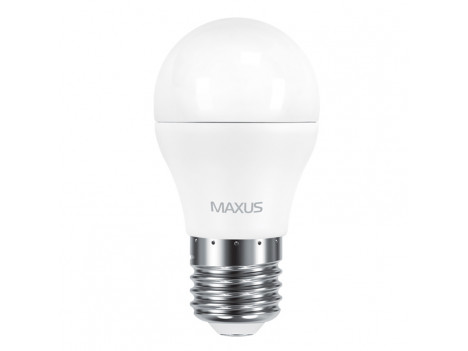 Лампа светодиодная Maxus LED G45 F 8W 4100K 220V E27