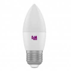 Лампа светодиодная Electrum LED свечка 6W PA10 E27 4000К
