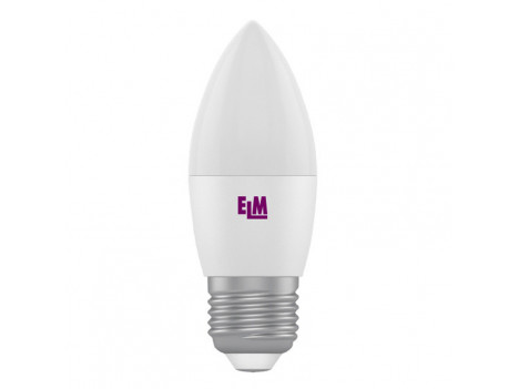 Лампа світлодіодна Electrum LED свічка 6W PA10 E27 4000К