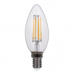 Лампа светодиодная LUXEL Filament C35 Е14 4W 2700К