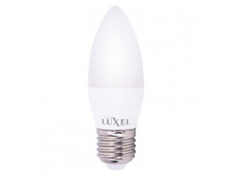 Лампа светодиодная LUXEL свеча C37 Е27 6W 4000К