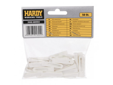 Клинья для плитки “Hardy” большие (50 шт)