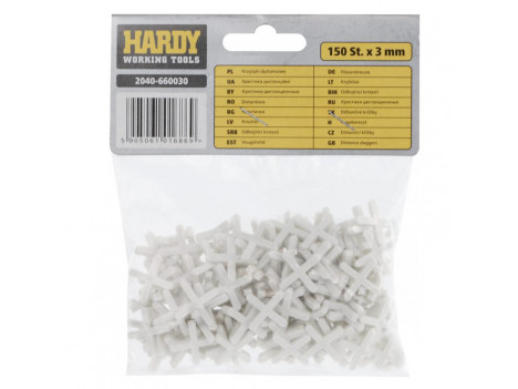 Хрестики для плитки Hardy 3 мм, (150 шт)