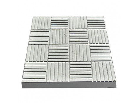Плитка тротуарная "Печенье" серый 300 х 300 х 30 мм (11шт. в м.кв)