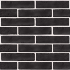 Плитка настенная Golden Tile Strand черная (250 х 60 мм)