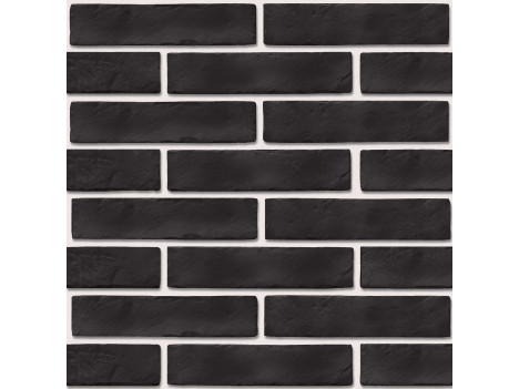 Плитка настенная Golden Tile Strand черная (250 х 60 мм)