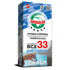 Клей для плитки универсальный Anserglob BCX 33 (25 кг)