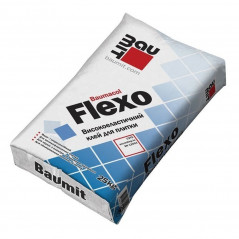 Клей для плитки високоеластичний Baumit Flexo (25 кг) клас C2TE