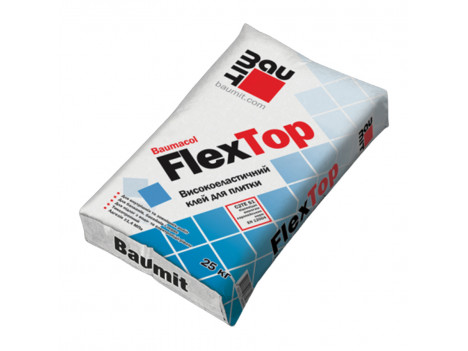 Клей плитки универсальный эластичный Baumit FlexTop (25 кг)