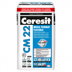 Клей для крупноформатной плитки Ceresit CM 22 Mega (25 кг)