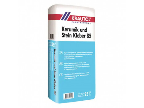 Клей для плитки Krautol Keramik und Stein 85 (25 кг)