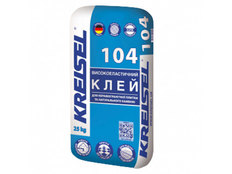 Клей для плитки эластичный Kreisel Elasti Multi 104 (25 кг)