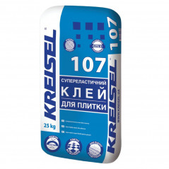 Клей для плитки універсальний Kreisel Super Elasti 107 (25 кг)