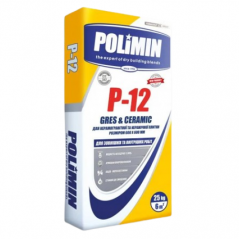 Клей для плитки Polimin P-12 Gres & Ceramic (25 кг)