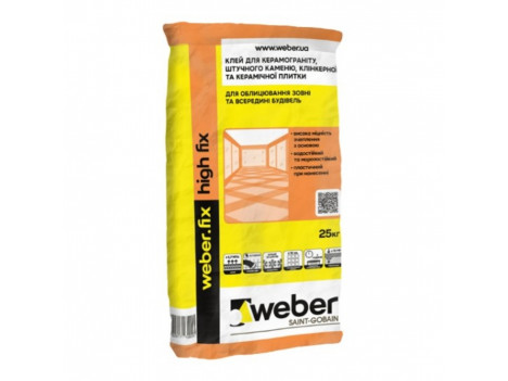 Клей для плитки Weber Vetonit High Fix (25 кг)