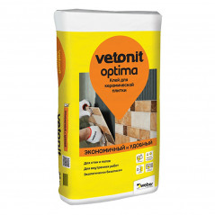 Клей для плитки и мозаики Weber Vetonit Optima (25 кг)