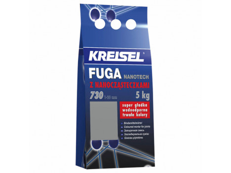 Затирка для швов Kreisel Fuga Nanotech 730 (5 кг) черная