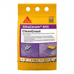Затирка для швов водостойкая SikaCeram-655 CleanGrout антрацит (2 кг)