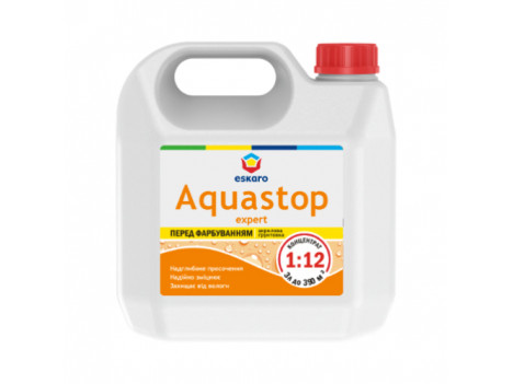 Грунтовка концентрат Eskaro Aquastop Expert 1:12 (3 л)